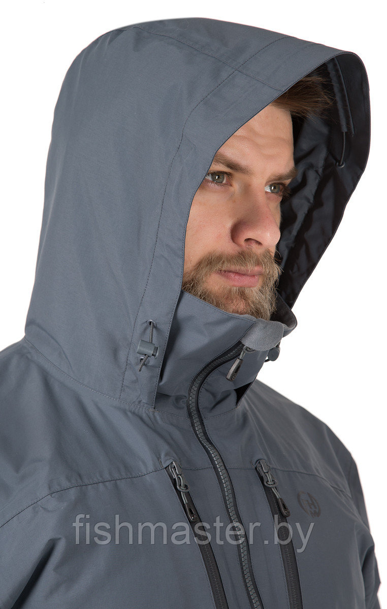 Куртка FHM "Gale" 2 слоя 20000/10000 Серый 2XL - фото 7 - id-p141866913