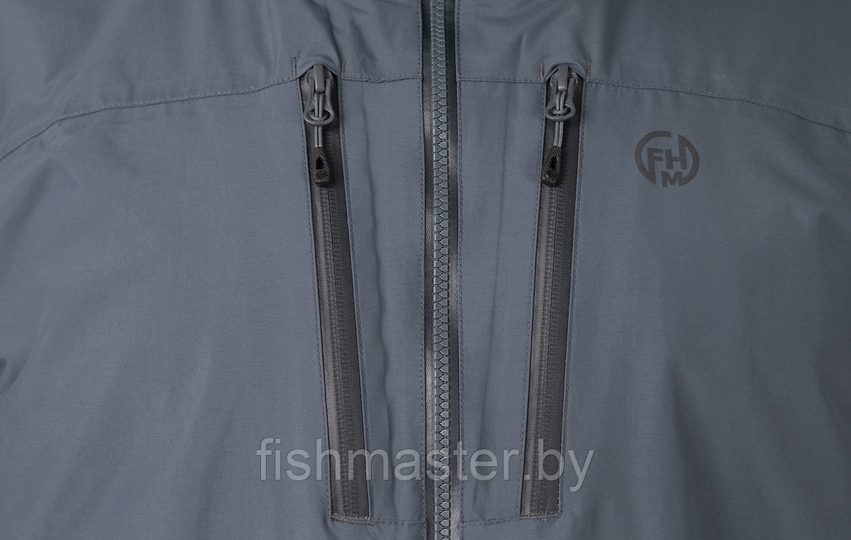 Куртка FHM "Gale" 2 слоя 20000/10000 Серый 2XL XS - фото 2 - id-p189043151