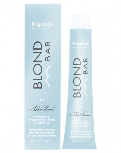 Kapous Крем-краска для волос с экстрактом жемчуга Blondbar 100 мл,062 Малиновое суфле
