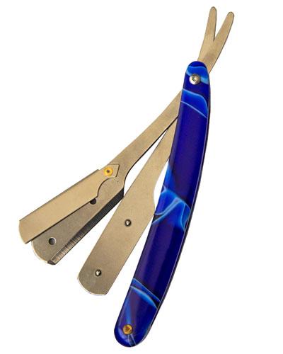 Kissaki Бритва шаветка синяя ручка + чехол I-71 - фото 1 - id-p189043635