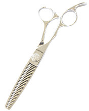 Kissaki Ножницы парикмахерские для левши KR-630CA / 6,0 дюймов, 30 зубьев, филировочные зубья сверху