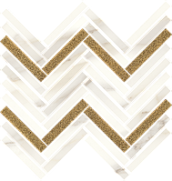 Calacatta Sparkle gold mozaika 28.1*30.1