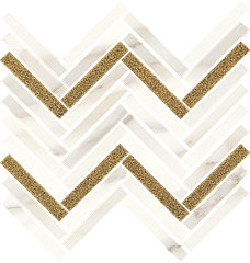 Calacatta Sparkle gold mozaika 28.1*30.1