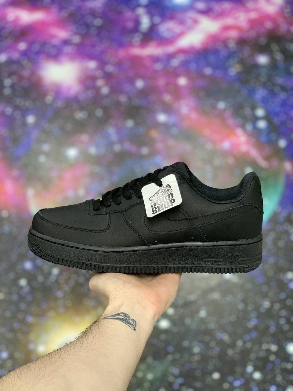 Кроссовки Nike Air Force 1 All Black Low