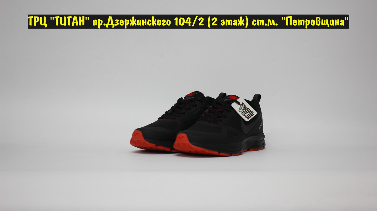 Кроссовки Z Nike Air ZM Pegasus GTX Black Red - фото 2 - id-p137751749