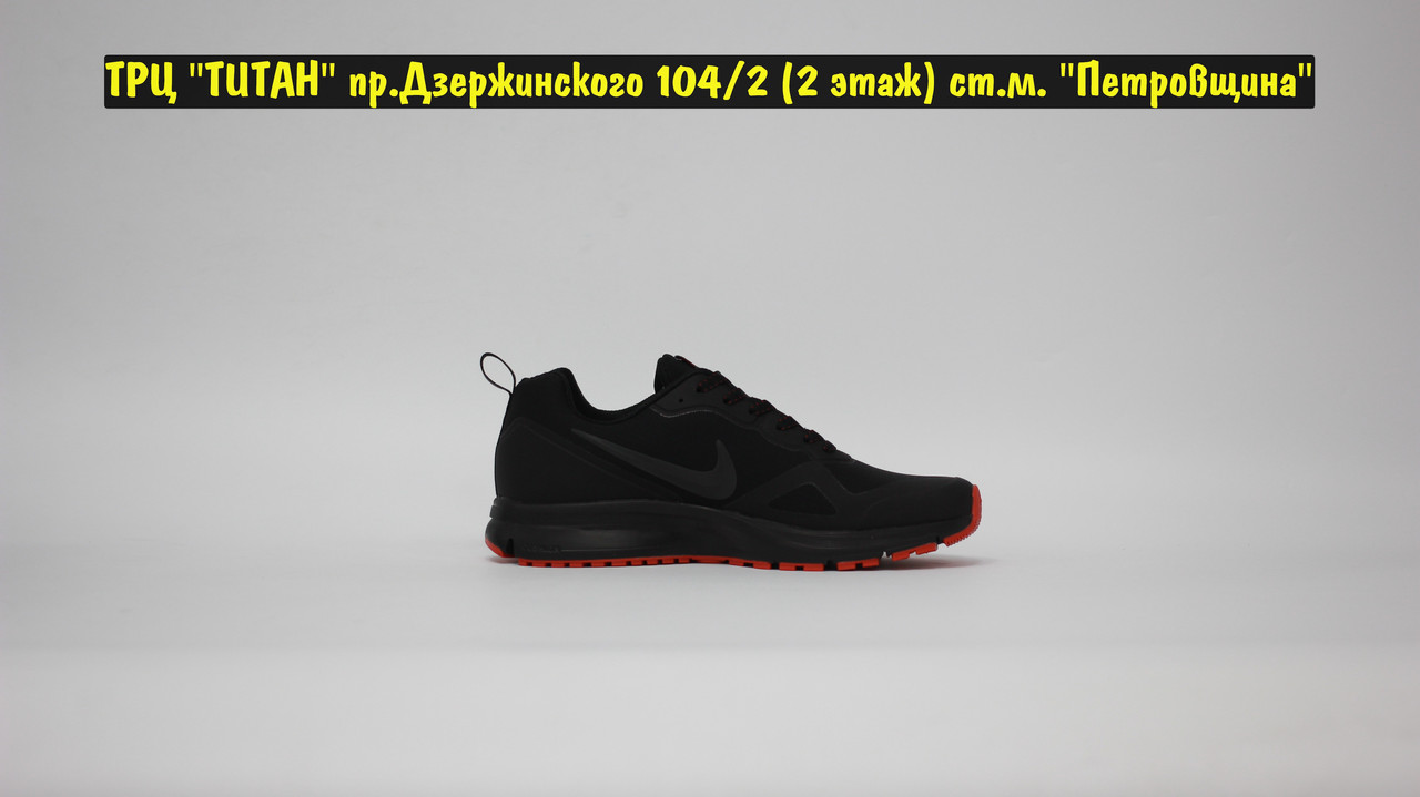 Кроссовки Z Nike Air ZM Pegasus GTX Black Red - фото 5 - id-p137751749