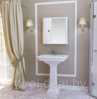 Шкаф с зеркалом для ванной Berossi Hilton Premium Left НВ 33601000 - фото 3 - id-p189051307