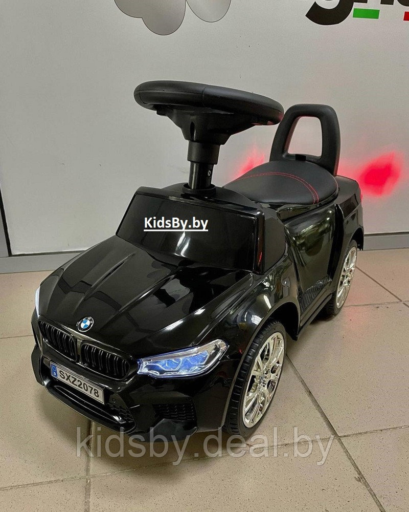 Детская машинка-каталка RiverToys BMW M5 A999MP-D (черный) Лицензия - фото 6 - id-p176687415