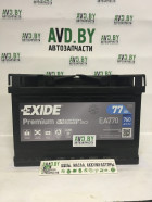 Автомобильный аккумулятор Exide Premium EA770 (77 А/ч) - фото 1 - id-p183628190