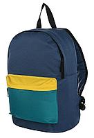 Рюкзак школьный Creativiki Street Basic 16,8L 280*380*150 мм, синий