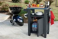 Стол на колесах Unity storage buffet 105л, графит, фото 2