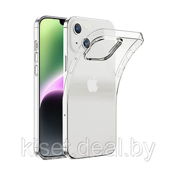 Силиконовый чехол KST UT для Apple iPhone 14 Plus прозрачный