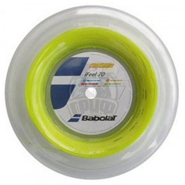 Струна бадминтонная Babolat iFeel 0.70/200 м (желтый) (арт. 243129-113-070)