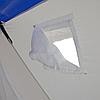 Палатка зимняя куб СЛЕДОПЫТ 150х150х170 см ,Oxford 210D PU 1000, 2-местная, цв. бело-синий, фото 3