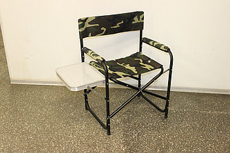 Кресло складное "СЛЕДОПЫТ" 585х450х825 мм, со столиком, сталь/2/