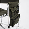 Кресло складное "СЛЕДОПЫТ" 585х450х825 мм, с карманом на подлокотнике, алюминий, хаки, фото 5