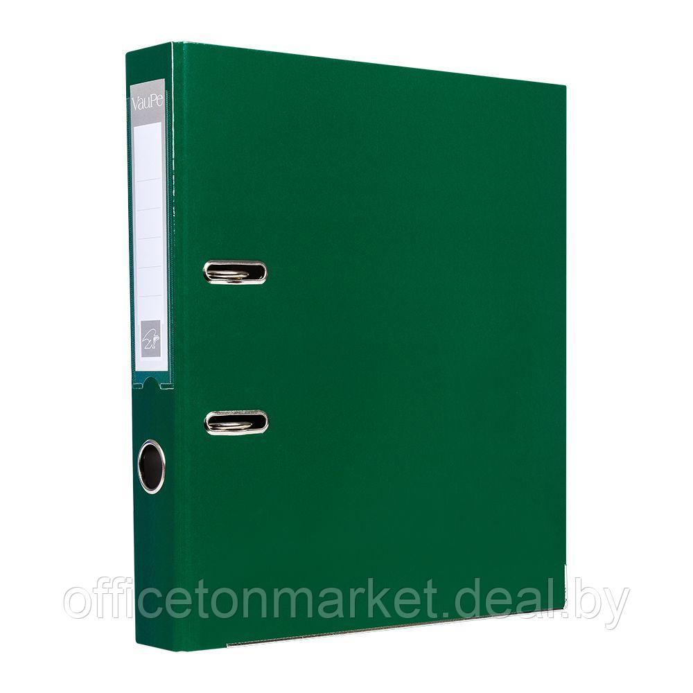 Папка-регистратор "VauPe", А4, 50 мм, ламинированный картон, зеленый - фото 1 - id-p188070558