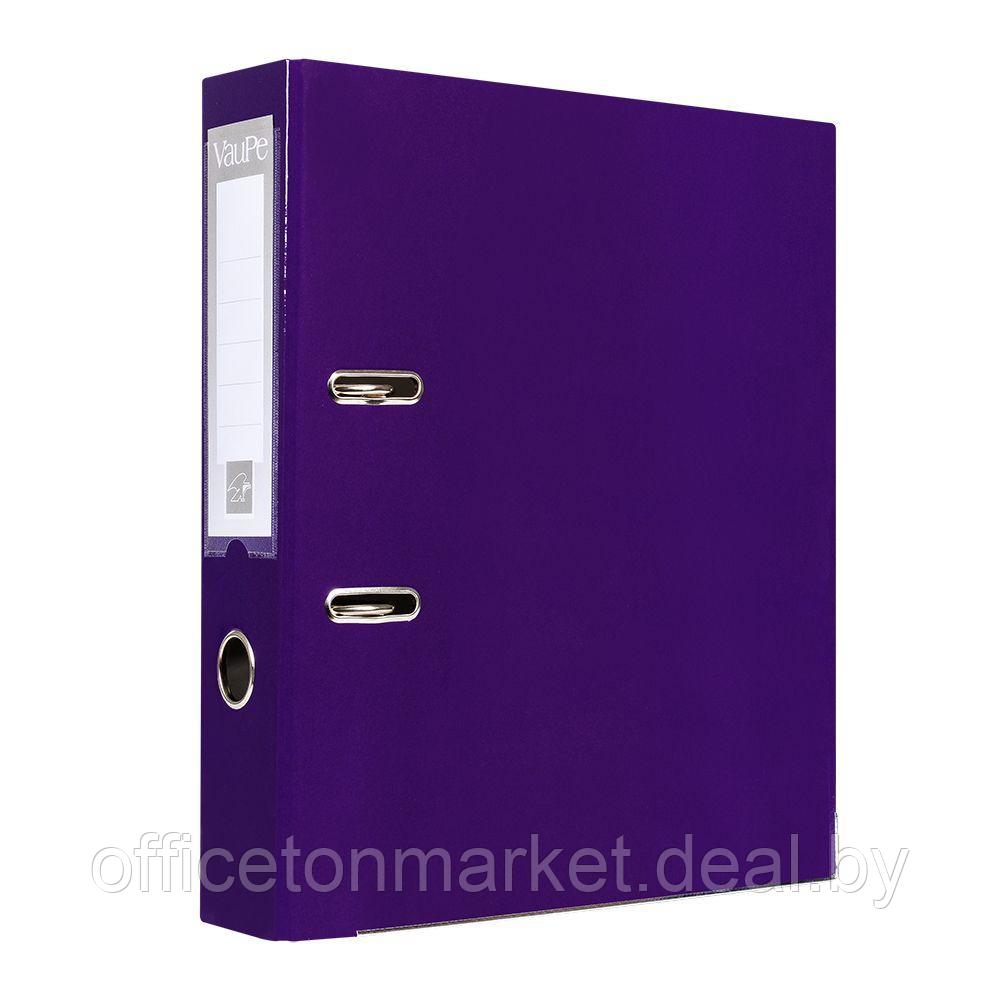 Папка-регистратор "VauPe", А4, 50 мм, ламинированный картон, фиолетовый - фото 1 - id-p188070567