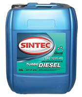 Моторное масло SINTEC Turbo Diesel SAE 10W-40 API CF-4/SJ 20л