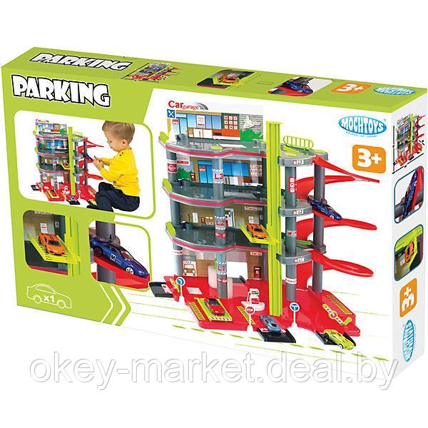 Детский игровой набор - Парковка 4 уровня + машинка - фото 6 - id-p189148414
