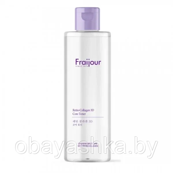 Разглаживающий тонер с коллагеном и ретинолом Fraijour Retin-Collagen 3D Core Toner, 250 мл - фото 1 - id-p189148424