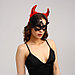 Карнавальный костюм чертика «Роковая красотка» (рожки+ маска), фото 2