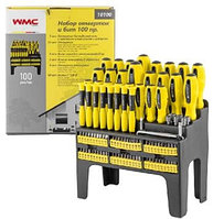 Набор отверток и бит 100пр. WMC TOOLS WMC-10100