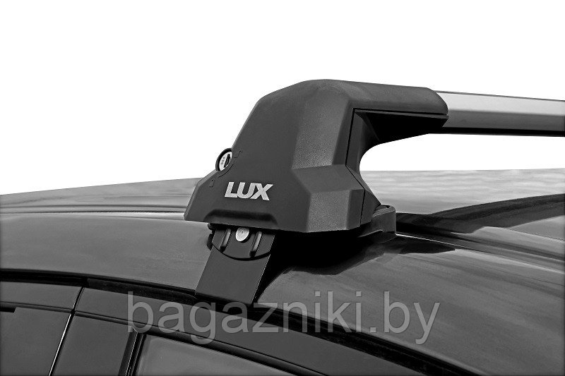 Багажник LUX CITY с дугами аэро-трэвэл VW Polo 2010-2020 седан - фото 2 - id-p189149362
