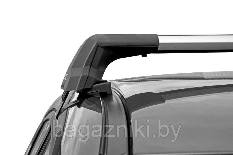 Багажник LUX CITY с дугами аэро-трэвэл VW Polo 2010-2020 седан - фото 5 - id-p189149362