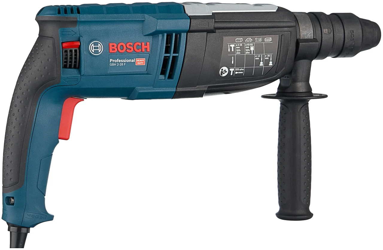 Перфоратор Bosch GBH 2-28 F Professional (3.2 Дж, кейс L-Case, сверлильный патрон) 0611267600 - фото 3 - id-p189152052