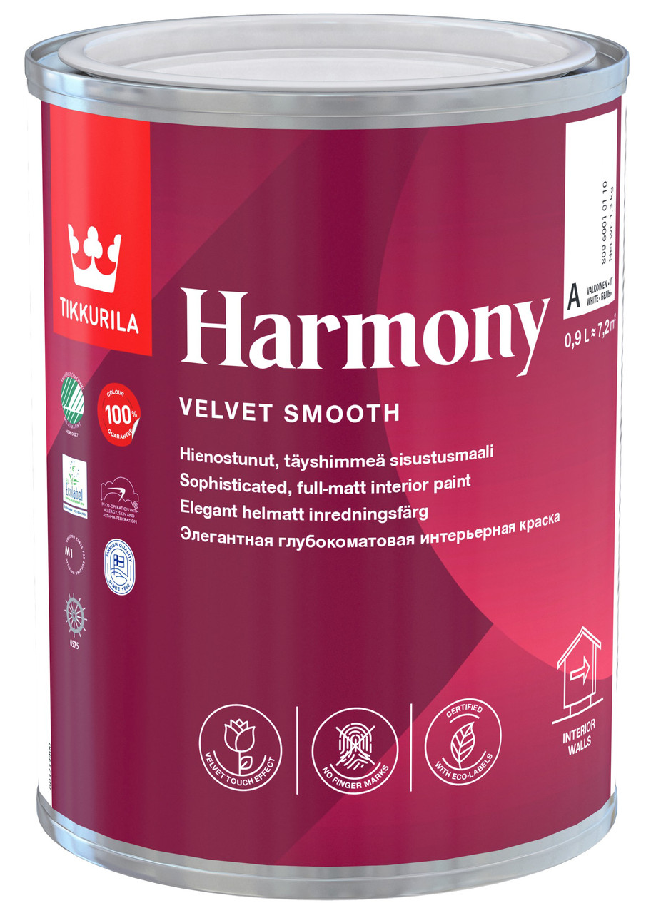 Интерьерная краска Tikkurila Гармония - Harmony 0,9 л