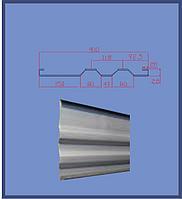 Панель борта оцинкован. 400х1,5 мм L-6,5 м