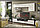 Гостиная Лия-2 со шкафом дуб сонома/фасады МДФ белый глянец, фото 7