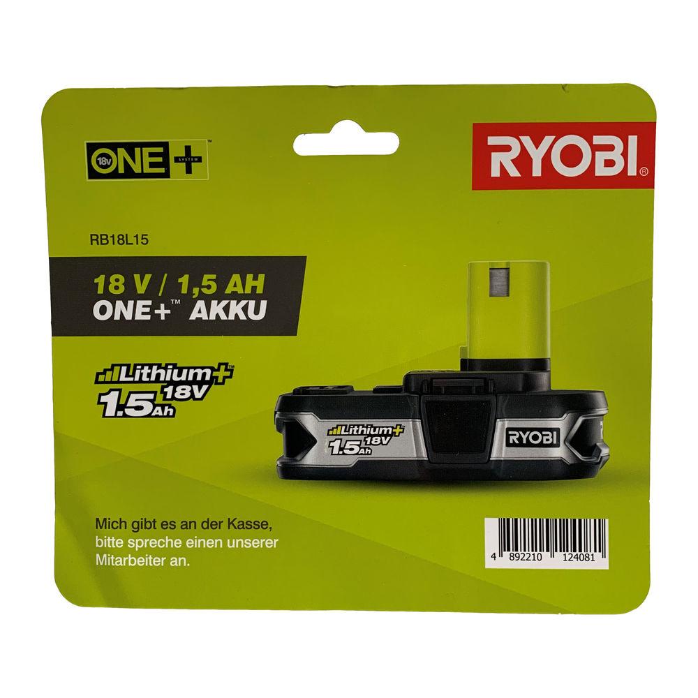ONE + / Аккумулятор RYOBI RB18L15 - фото 6 - id-p189165318