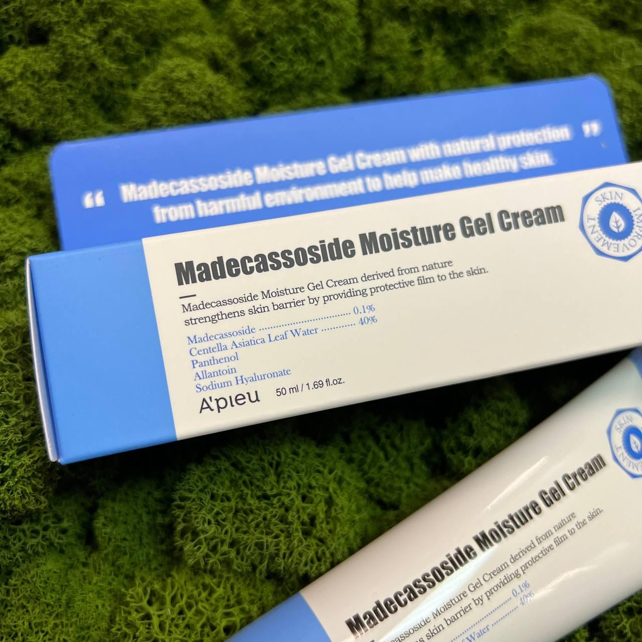 Увлажняющий гель-крем для лица A pieu Madecassoside Moisture Gel Cream (50мл) - фото 3 - id-p189166242