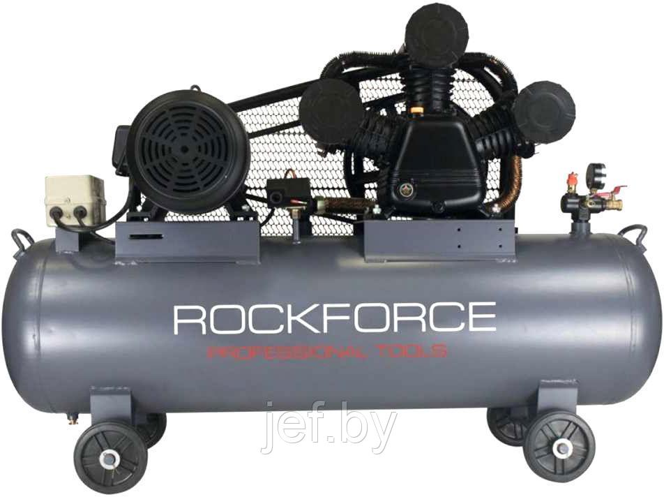 Компрессор 3-х поршневой масляный с ременным приводом ROCKFORCE RF-390-300