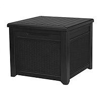 Столик-сундук Cube Rattan 208L, коричневый