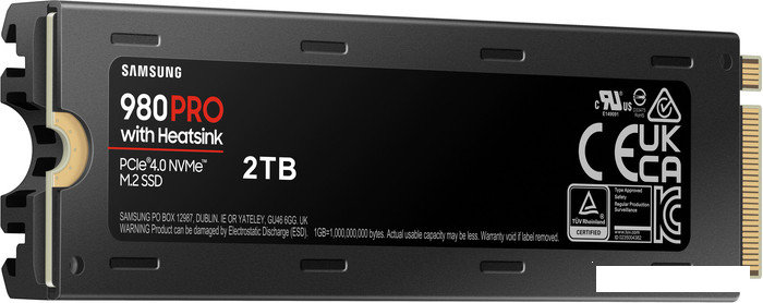 SSD Samsung 980 Pro с радиатором 2TB MZ-V8P2T0CW, фото 2