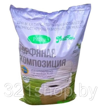 Торф для биотуалета Piteco 50 л