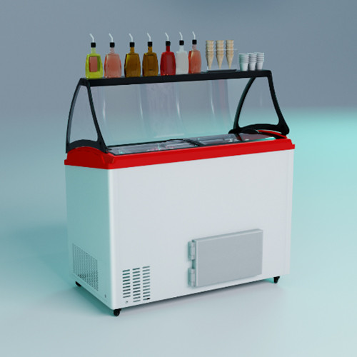 Морозильный ларь для мягкого мороженого Italfrost ЛВН 300 ГС (CF 300 CS) R290 с товарным накопителем - фото 2 - id-p189170750