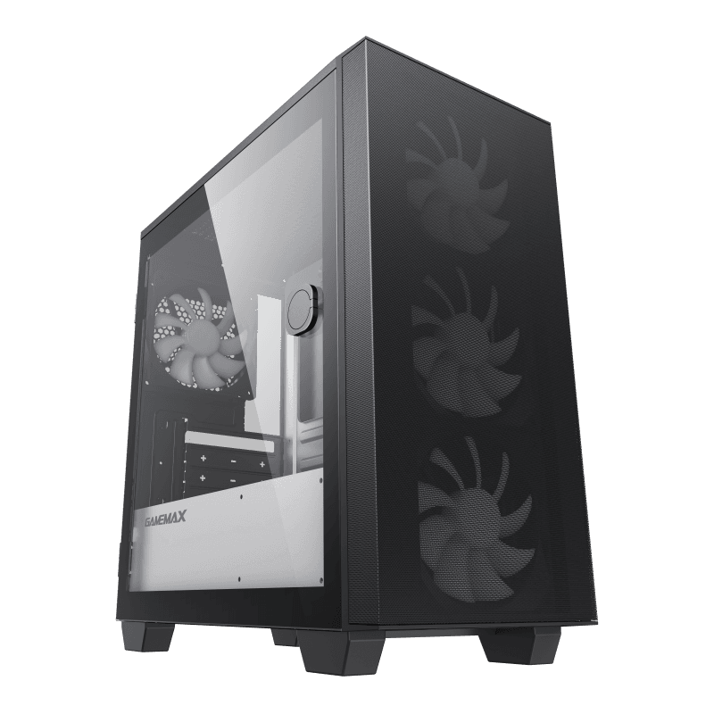 Корпус MicroATX Без БП GameMax Aero Mini ECO (H607 ECO) (Mesh сетка,TG,1xUSB 3.0, 1x USB 2.0,4x120mm fans