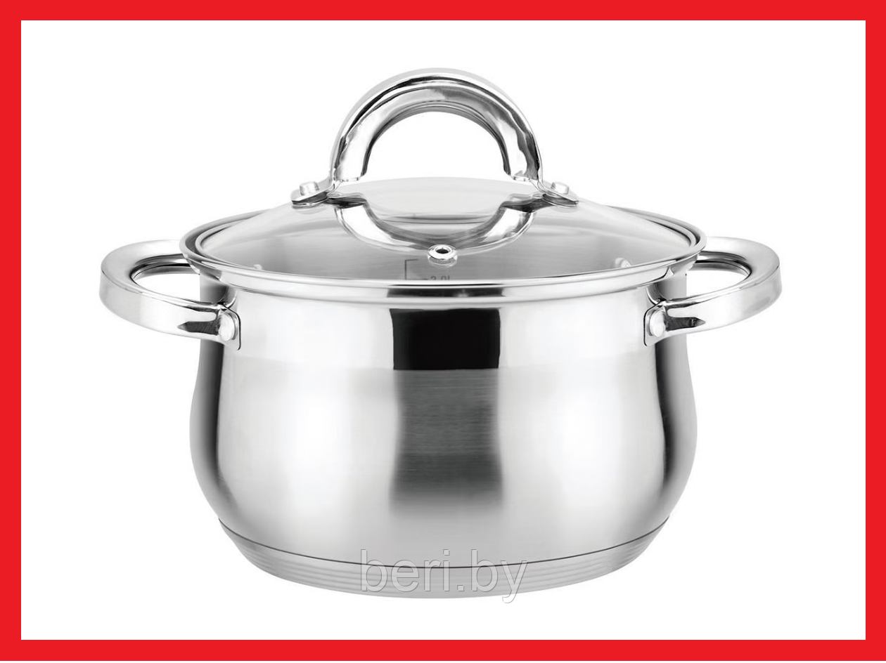 BC-2123 Кастрюля Bella Cucina, объем 4,1 л,  диаметр 20 см