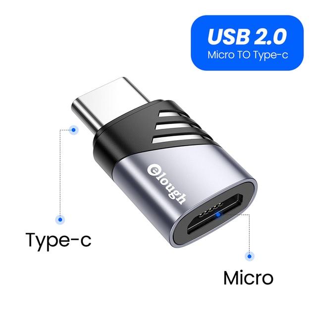 Переходник с Micro USB на Type-C - фото 1 - id-p189200136