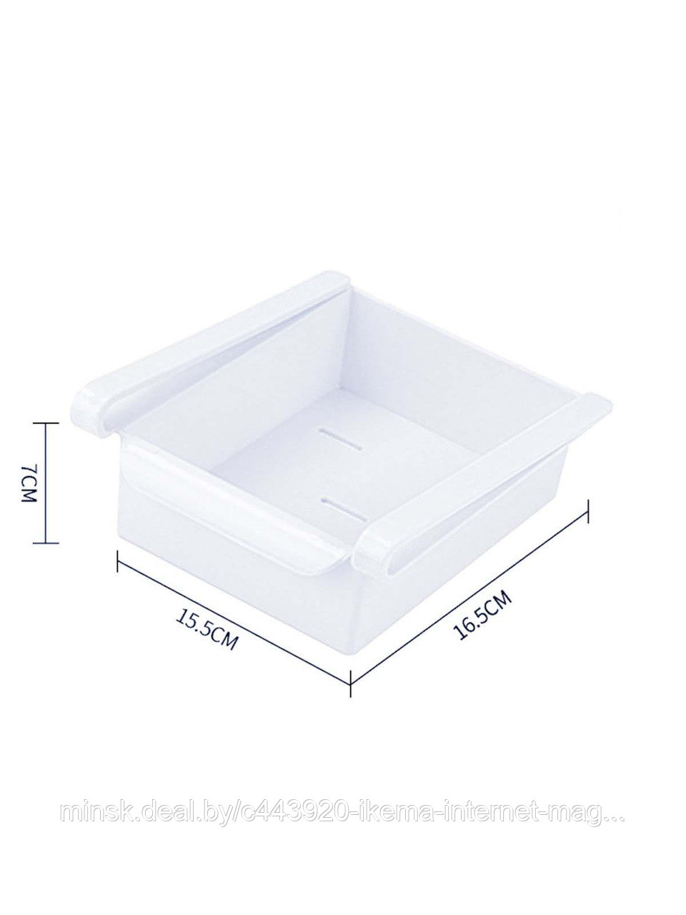 Органайзер подвесной для холодильника 15,5х16,5х7 см. (QH-05) Белый - фото 1 - id-p189200744