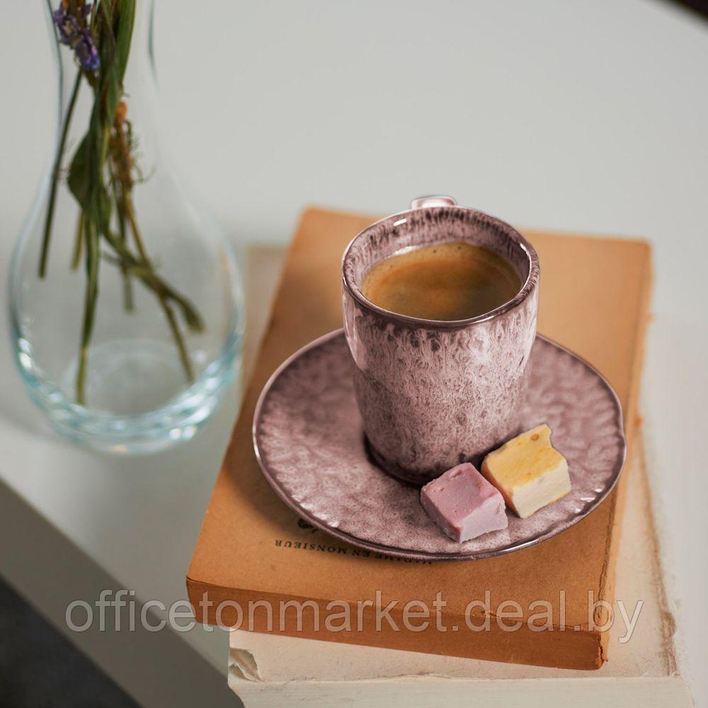 Чашка для эспрессо "Matera", керамика, 90 мл, розовый - фото 3 - id-p156415686