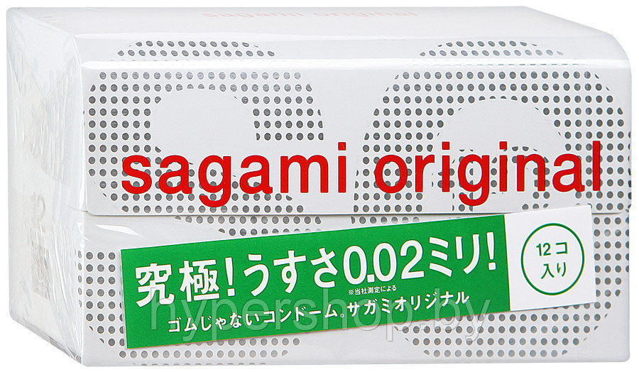 Полиуретановые презервативы Sagami Original 0,02 12 шт