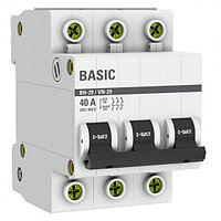 Выключатель нагрузки 3P 40А Basic