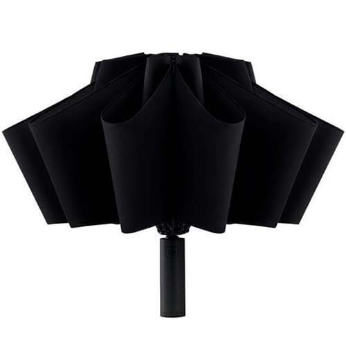 Зонт Ninetygo Folding Reverse Umbrella с подсветкой (Черный) - фото 2 - id-p189218257