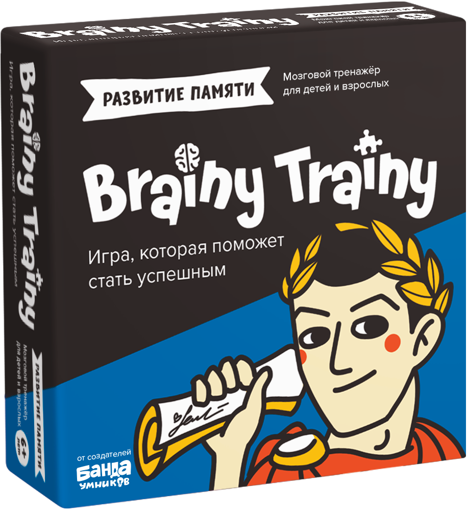 Игра-головоломка Развитие памяти (BRAINY TRAINY) - фото 1 - id-p189226928