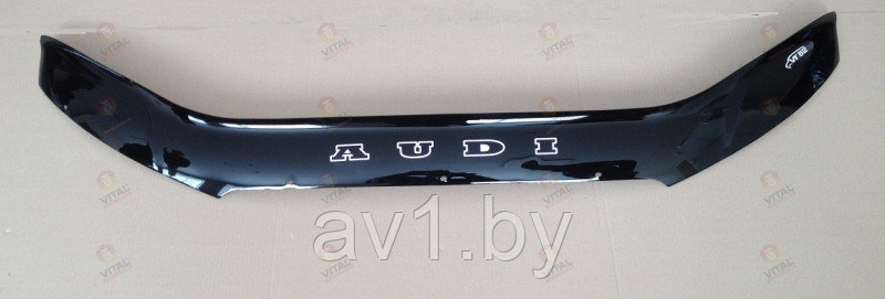 Дефлектор капота (мухобойка) Audi A8 (c 2005 - ) / Ауди А8 (c 2005-) (VT52) - фото 1 - id-p189226537